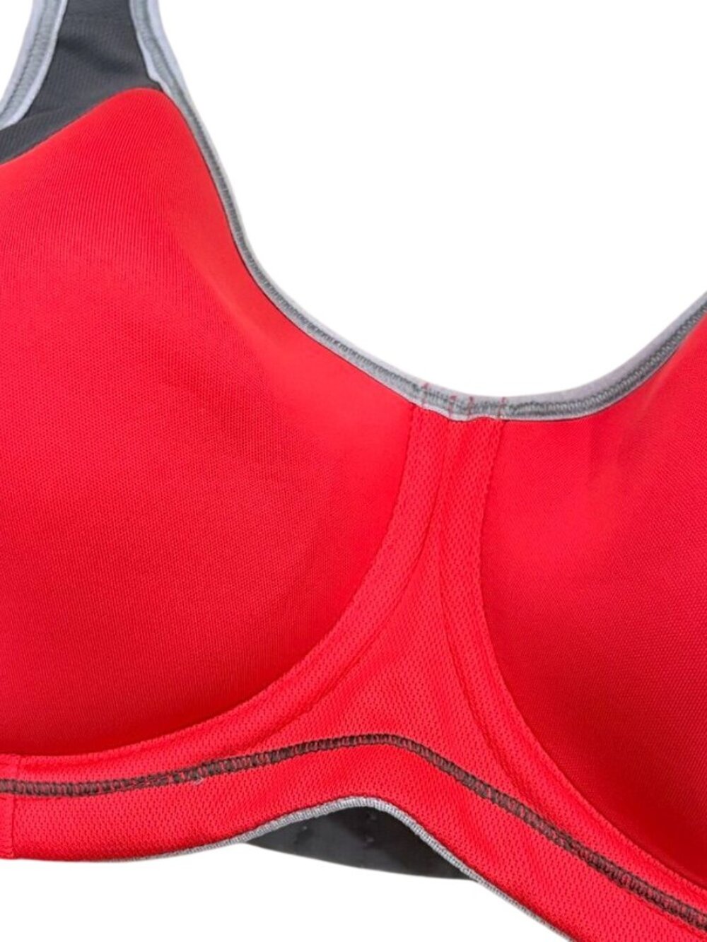 Freya AA4892 Active Red & Gray Underwire Sports Bra Size 32DDD - Picture 2 of 6